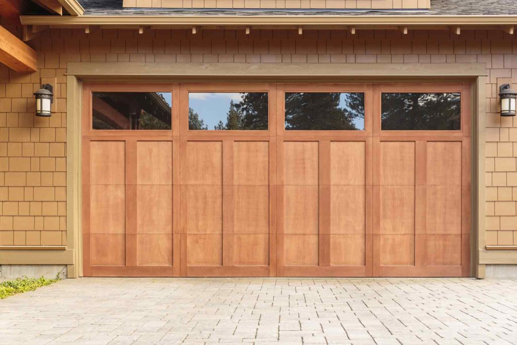 Wooden Garage Door
